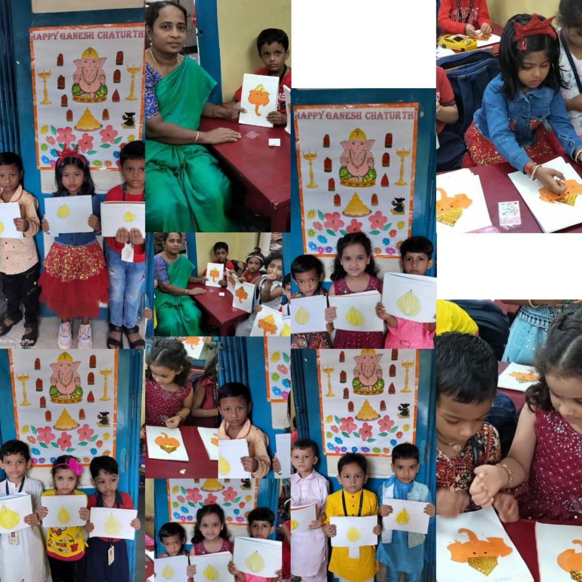 Ganapati Celebration at Pre-primary section
