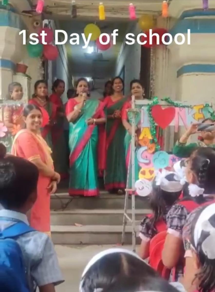Primary section " First day of school"
