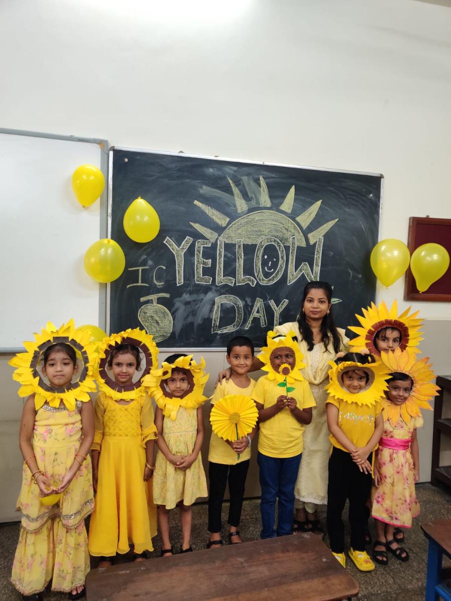 NKES Primary section Colours Day celebration