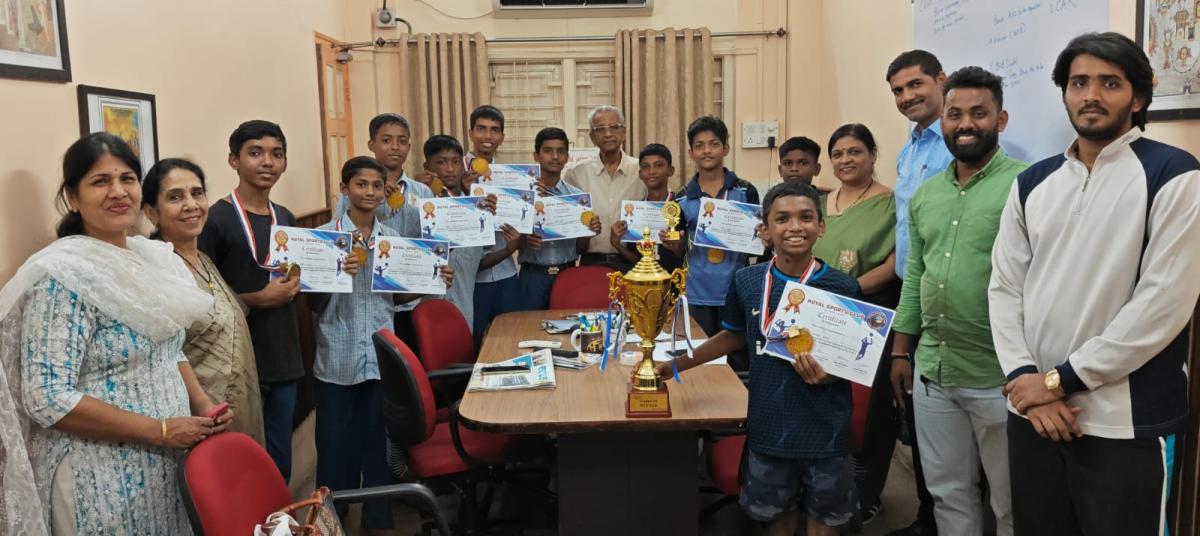 Inter school volleyball tournament Winner - Secondary School