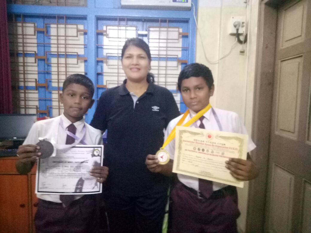 Winners of Taekwondo & Shotokan Karate 2017